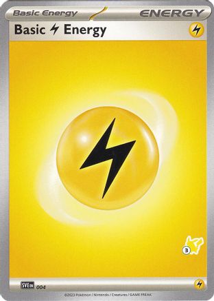 Basic Lightning Energy - Pikachu 3 004 - Common