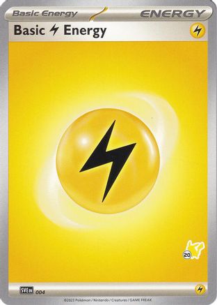Basic Lightning Energy - Pikachu 20 004 - Common