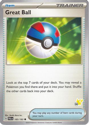 Great Ball - Pikachu 38 183 - Common