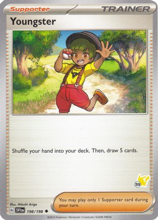 Youngster - Pikachu 59 198 - Uncommon