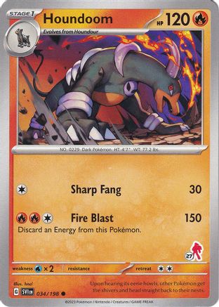 Houndoom - Armarouge 27 034 - Common