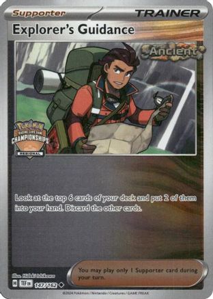 Explorer's Guidance 147/162 - Uncommon - Reverse Holofoil