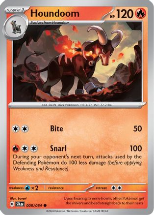 Houndoom 008/064 - Common