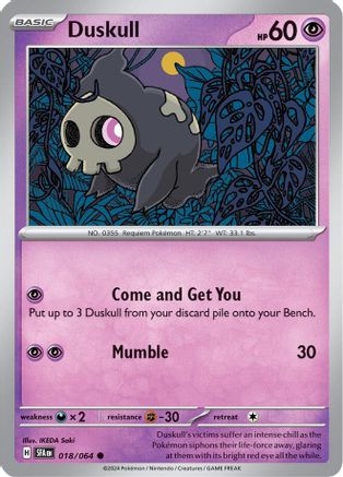 Duskull 018/064 - Common - Reverse Holofoil