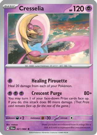 Cresselia 021/064 - Rare - Reverse Holofoil