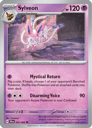 Sylveon 022/064 - Uncommon - Reverse Holofoil