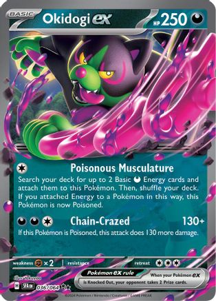 Okidogi ex 036/064 - Double Rare - Holofoil