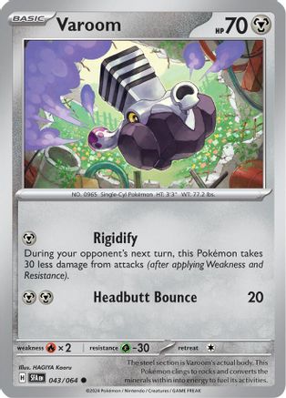 Varoom 043/064 - Common - Reverse Holofoil