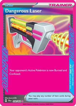 Dangerous Laser 058/064 - ACE SPEC Rare - Holofoil