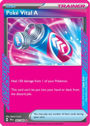Poke Vital A 062/064 - ACE SPEC Rare - Holofoil