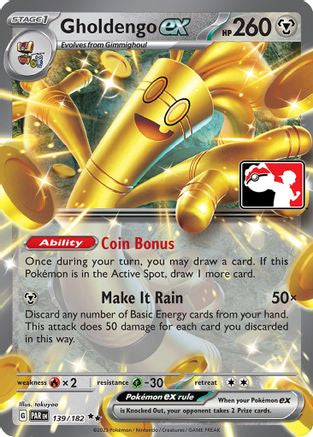 Gholdengo ex 139/182 - Double Rare - Holofoil