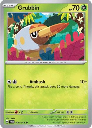 Grubbin 009/142 - Common - Reverse Holofoil