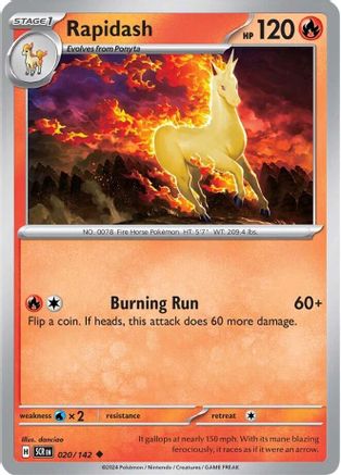 Rapidash 020/142 - Uncommon