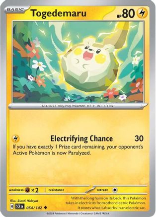 Togedemaru 054/142 - Uncommon - Reverse Holofoil
