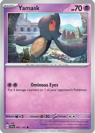 Yamask 062/142 - Common - Reverse Holofoil