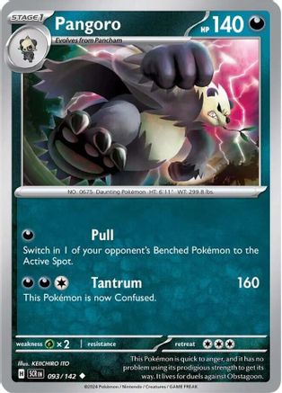 Pangoro 093/142 - Uncommon