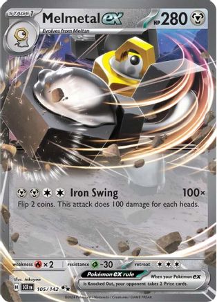 Melmetal ex 105/142 - Double Rare - Holofoil