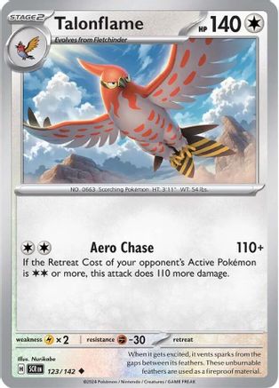 Talonflame 123/142 - Uncommon - Reverse Holofoil