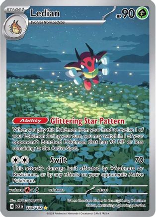 Ledian 144/142 - Illustration Rare - Holofoil