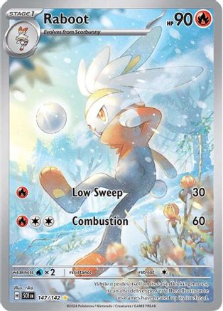 Raboot 147/142 - Illustration Rare - Holofoil