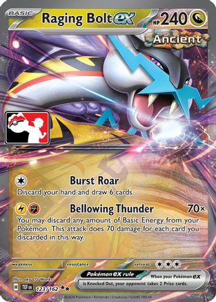 Raging Bolt ex 123/162 - Double Rare - Holofoil