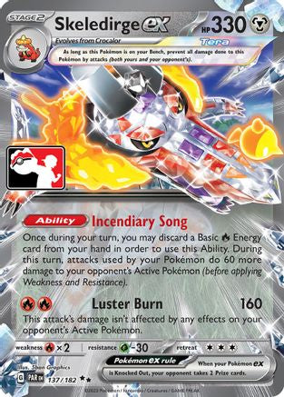 Skeledirge ex 137/182 - Double Rare - Holofoil