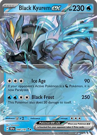Black Kyurem ex 048/191 - Double Rare - Holofoil
