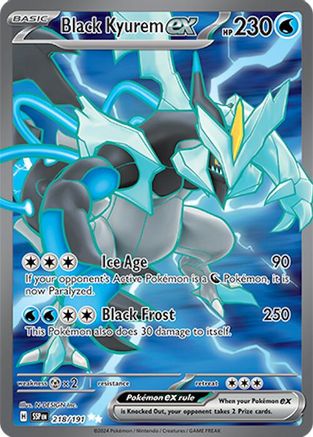 Black Kyurem ex 218/191 - Ultra Rare - Holofoil