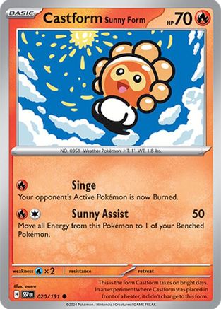Castform Sunny Form 020/191 - Common