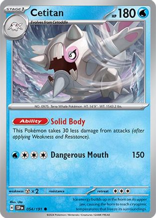 Cetitan 054/191 - Common - Reverse Holofoil