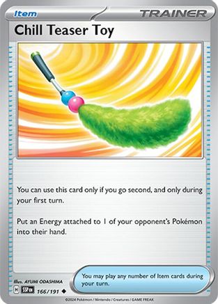 Chill Teaser Toy 166/191 - Uncommon - Reverse Holofoil