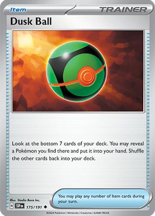 Dusk Ball 175/191 - Uncommon - Reverse Holofoil