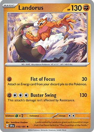 Landorus 110/191 - Rare - Holofoil