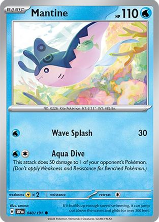 Mantine 040/191 - Common - Reverse Holofoil
