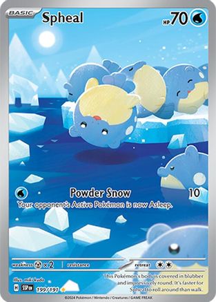 Spheal 199/191 - Illustration Rare - Holofoil