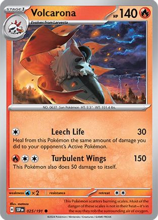 Volcarona 025/191 - Common - Reverse Holofoil