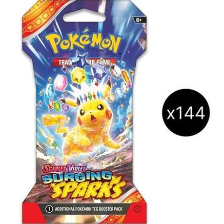 Surging Sparks Sleeved Booster Pack Case - null
