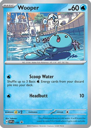 Wooper 155 - Promo - Holofoil