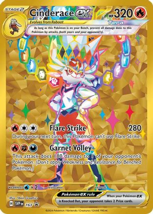 Cinderace ex 163 - Promo - Holofoil