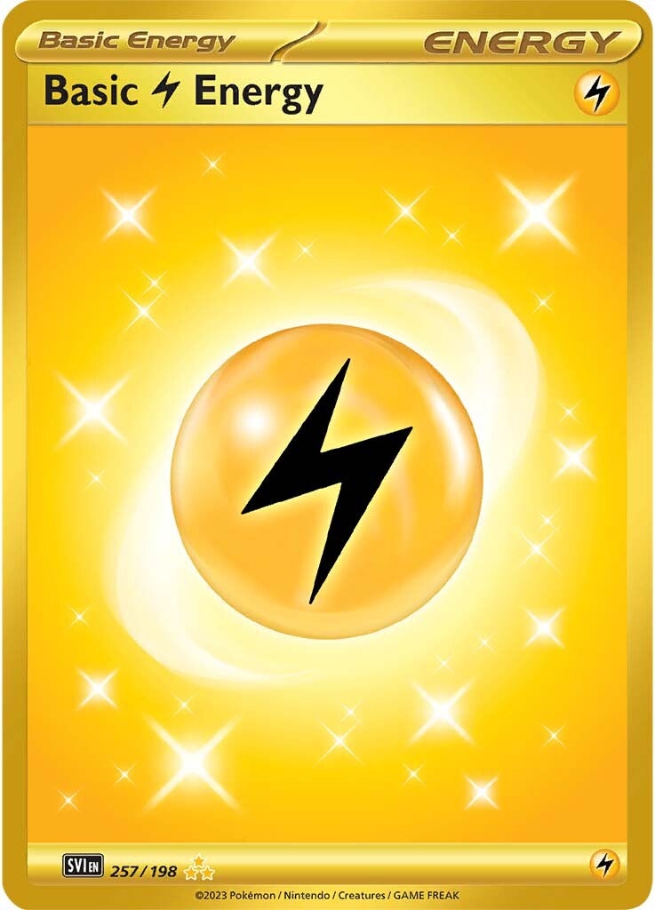 Basic Lightning Energy 257/198 - Hyper Rare - Holofoil