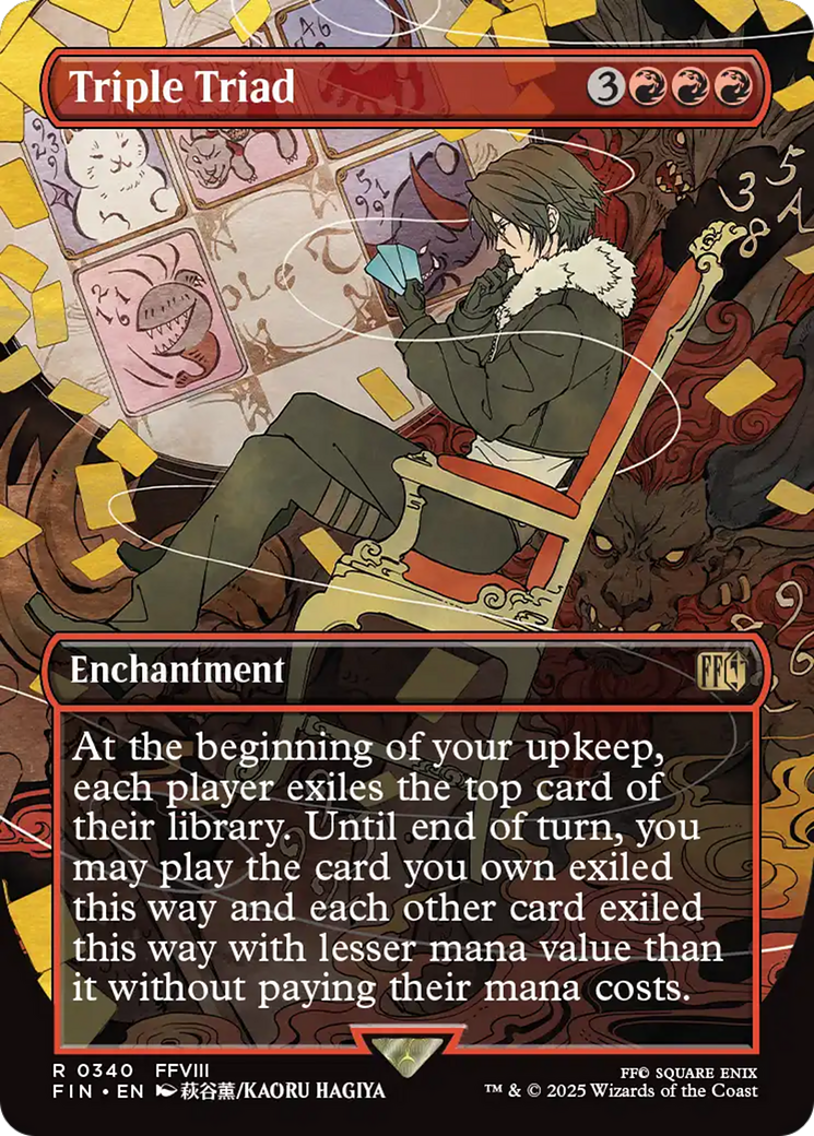 Triple Triad (Borderless) (FIN-340) - FINAL FANTASY Foil
