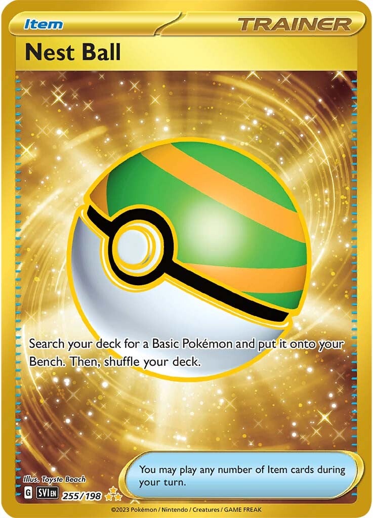 Nest Ball 255/198 - Hyper Rare - Holofoil