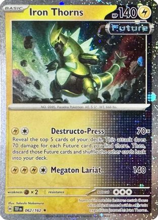 Iron Thorns 062/162 - Rare - Holofoil