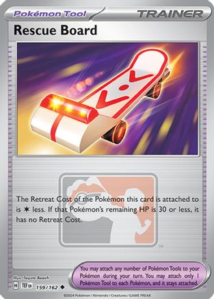Rescue Board 159/162 - Uncommon - Reverse Holofoil