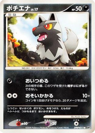 Poochyena - DP5 Cry from the Mysterious Unlimited