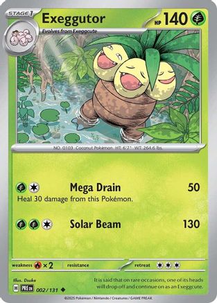 Exeggutor 002/131 - Uncommon