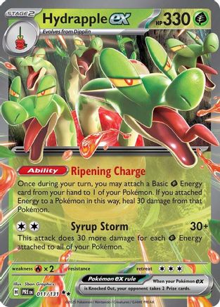 Hydrapple ex 011/131 - Double Rare - Holofoil
