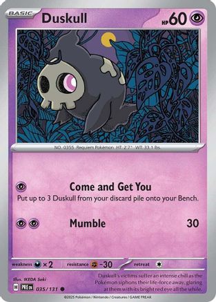 Duskull 035/131 - Common - Reverse Holofoil