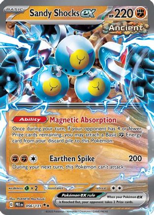 Sandy Shocks ex 056/131 - Double Rare - Holofoil