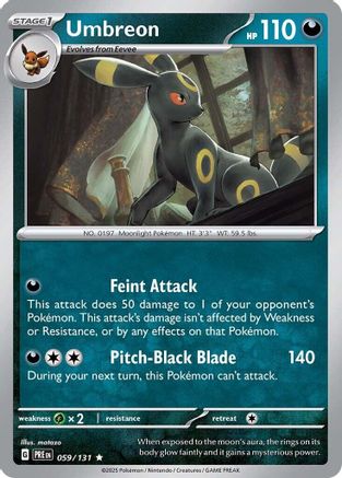 Umbreon 059/131 - Rare - Reverse Holofoil